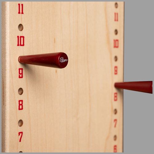 Maple Indoor Premium Hook and Ring Board