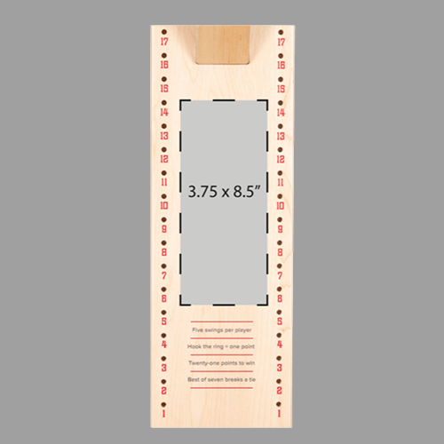 Maple Indoor Premium Hook and Ring Board - Play Ringo