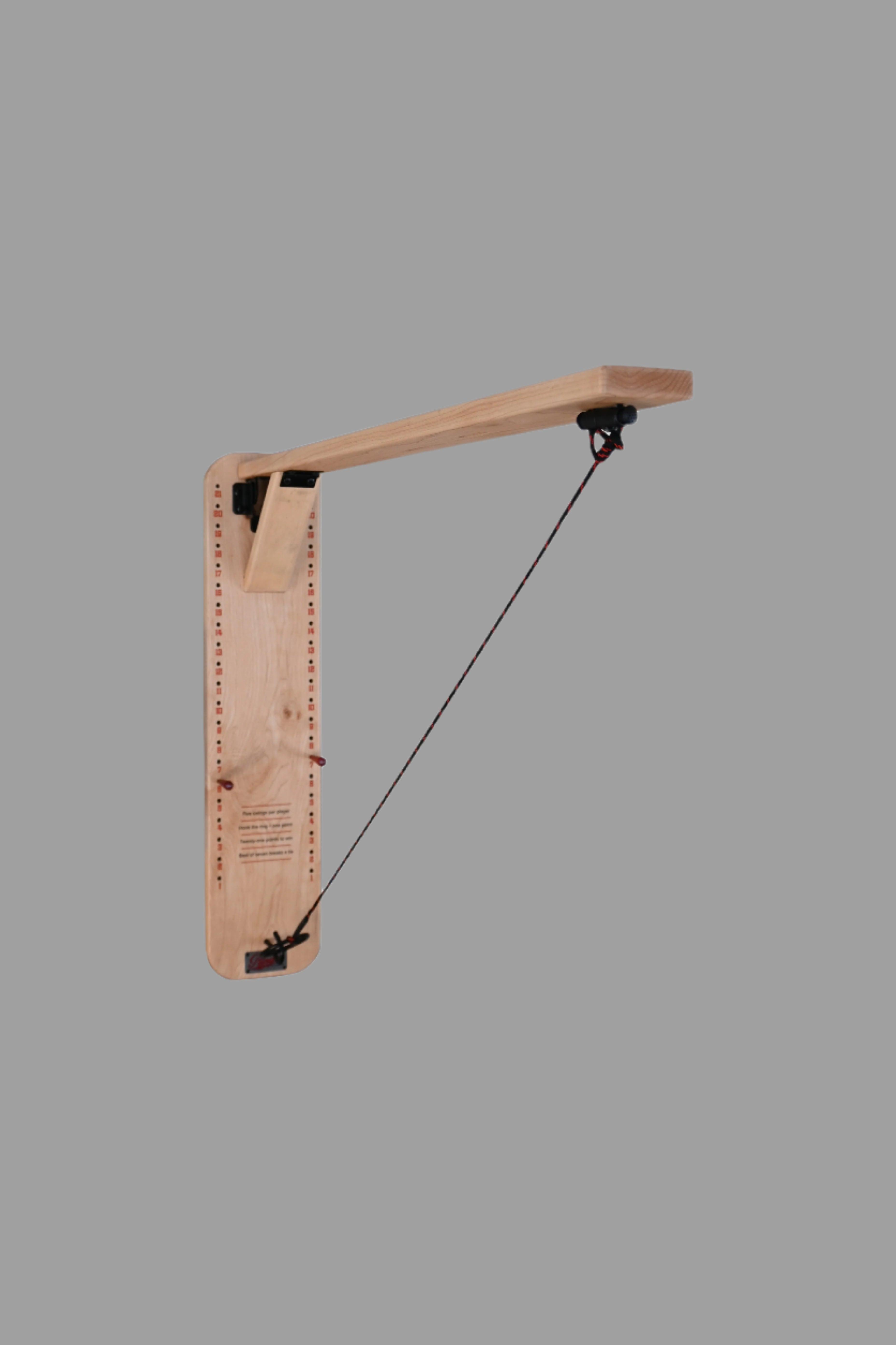 Maple Indoor Premium Hook and Ring Board